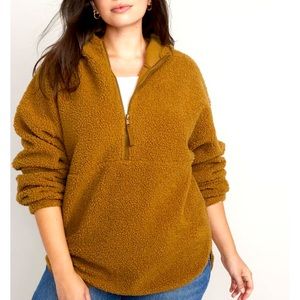 Teddy Pullover Zip-up Hoodie